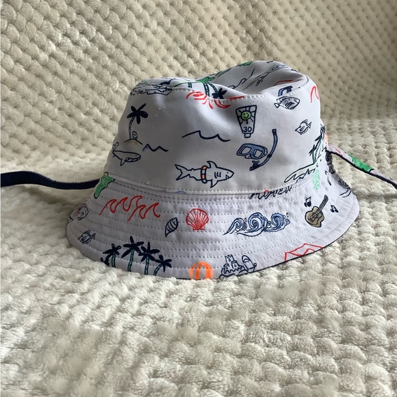 Reversible Baby Sunhat - Picture 1 of 4